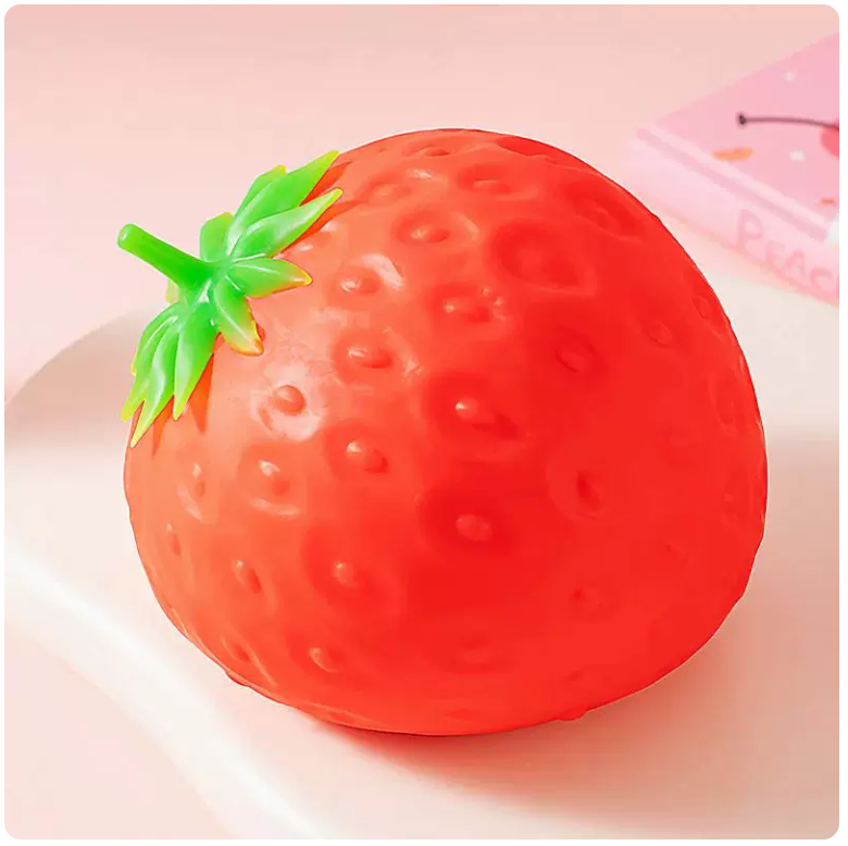 Handmade Jumbo Strawberry Squishy Toy