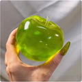 Green Apple-Shaped Squishy Stress Ball