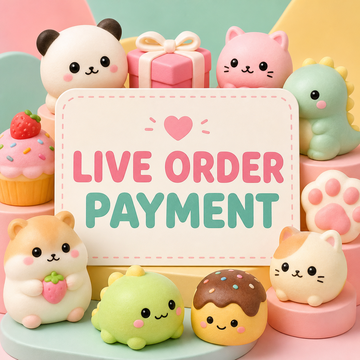 Olivia Squishy live order payment